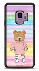 Dafoni Art Samsung Galaxy S9 Chic Teddy Bear Kılıf - Dafoni