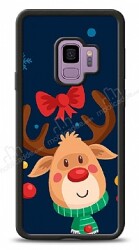 Dafoni Art Samsung Galaxy S9 Christmas Deer Kılıf - Dafoni