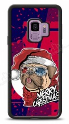 Dafoni Art Samsung Galaxy S9 Christmas Pug Kılıf - Dafoni