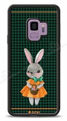 Dafoni Art Samsung Galaxy S9 Lady Rabbit Kılıf - Dafoni