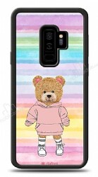 Dafoni Art Samsung Galaxy S9 Plus Chic Teddy Bear Kılıf - Dafoni