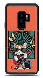 Dafoni Art Samsung Galaxy S9 Plus Guitarist Cat Kılıf - Dafoni