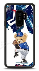 Dafoni Art Samsung Galaxy S9 Plus Hand Soccer Teddy Bear Kılıf - Dafoni