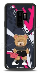 Dafoni Art Samsung Galaxy S9 Plus Rock And Roll Teddy Bear Kılıf - Dafoni
