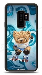 Dafoni Art Samsung Galaxy S9 Plus Skating Teddy Bear Kılıf - Dafoni