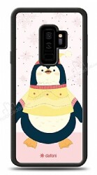 Dafoni Art Samsung Galaxy S9 Plus Smiling Penguin Kılıf - Dafoni