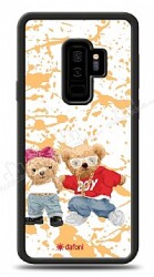 Dafoni Art Samsung Galaxy S9 Plus Style Couple Teddy Kılıf - Dafoni