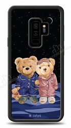 Dafoni Art Samsung Galaxy S9 Plus Under The Stars Teddy Bears Kılıf - Dafoni