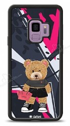 Dafoni Art Samsung Galaxy S9 Rock And Roll Teddy Bear Kılıf - Dafoni