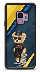 Dafoni Art Samsung Galaxy S9 Skate Bear Kılıf - Dafoni