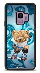 Dafoni Art Samsung Galaxy S9 Skating Teddy Bear Kılıf - Dafoni