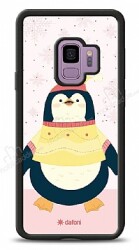 Dafoni Art Samsung Galaxy S9 Smiling Penguin Kılıf - Dafoni