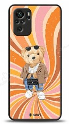 Dafoni Art Xiaomi Redmi Note 10 Bear Effect Kılıf - Dafoni