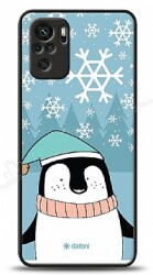 Dafoni Art Xiaomi Redmi Note 10 Cold Penguin Kılıf - Dafoni