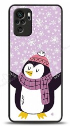 Dafoni Art Xiaomi Redmi Note 10 Penguin Kılıf - Dafoni
