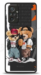 Dafoni Art Xiaomi Redmi Note 10 Pro Icon Couple Teddy Kılıf - Dafoni