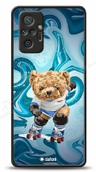 Dafoni Art Xiaomi Redmi Note 10 Pro Skating Teddy Bear Kılıf - Dafoni