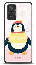 Dafoni Art Xiaomi Redmi Note 10 Pro Smiling Penguin Kılıf - Dafoni