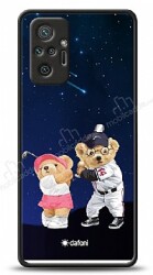 Dafoni Art Xiaomi Redmi Note 10 Pro Sporty Couple Teddy Kılıf - Dafoni