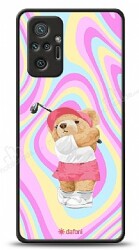 Dafoni Art Xiaomi Redmi Note 10 Pro Tennis Girl Bear Kılıf - Dafoni