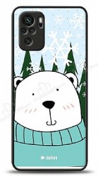 Dafoni Art Xiaomi Redmi Note 10 Snow Bear Kılıf - Dafoni