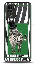 Dafoni Art Xiaomi Redmi Note 10 Zebra Pattern Kılıf - Dafoni