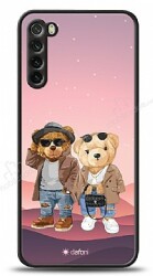 Dafoni Art Xiaomi Redmi Note 8 Cool Couple Teddy Kılıf - Dafoni