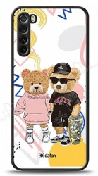 Dafoni Art Xiaomi Redmi Note 8 Fun Couple Teddy Kılıf - Dafoni