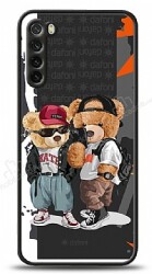 Dafoni Art Xiaomi Redmi Note 8 Icon Couple Teddy Kılıf - Dafoni