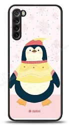 Dafoni Art Xiaomi Redmi Note 8 Smiling Penguin Kılıf - Dafoni
