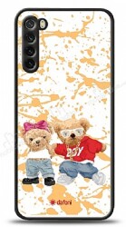 Dafoni Art Xiaomi Redmi Note 8 Style Couple Teddy Kılıf - Dafoni