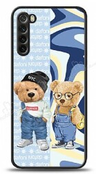 Dafoni Art Xiaomi Redmi Note 8 Summer Couple Teddy Kılıf - Dafoni