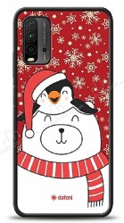 Dafoni Art Xiaomi Redmi Note 9 4G Winter Friends Kılıf - Dafoni