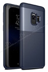 Dafoni Business Shield Samsung Galaxy S9 Lacivert Silikon Kılıf - Dafoni