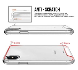 Dafoni Clear Hard iPhone X / XS Ultra Koruma Kılıf - 2