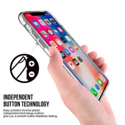 Dafoni Clear Hard iPhone X / XS Ultra Koruma Kılıf - 3