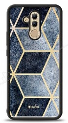 Dafoni Glossy Huawei Mate 20 Lite Simli Mavi Prizma Kılıf - Dafoni