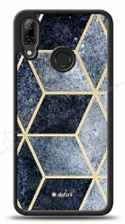 Dafoni Glossy Huawei P20 Lite Simli Mavi Prizma Kılıf - Dafoni