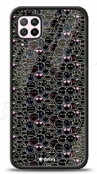 Dafoni Glossy Huawei P40 Lite Linear Colorful Emoji Kılıf - Dafoni