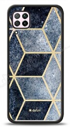 Dafoni Glossy Huawei P40 Lite Simli Mavi Prizma Kılıf - Dafoni