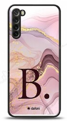 Dafoni Glossy Xiaomi Redmi Note 8 Kişiye Özel Harf Purple Effect Kılıf - Dafoni