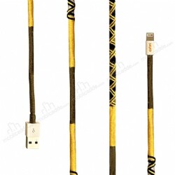 Dafoni Heliodorus Örgü Lightning Data Kablosu 1m - Dafoni