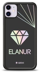 Dafoni Hologram iPhone 11 Kişiye Özel isimli Diamond Kılıf - 2