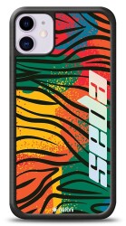 Dafoni Hologram iPhone 11 Kişiye Özel Tropical Color Kılıf - 1