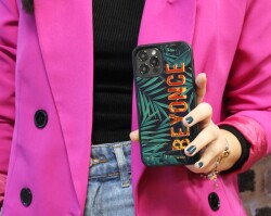 Dafoni Hologram iPhone 11 Pro Max Kişiye Özel Tropikal Kılıf - 4