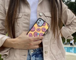 Dafoni Hologram iPhone 11 Pro Max Pembe Donut Kılıf - 5