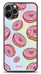 Dafoni Hologram iPhone 12 Pro 6.1 inç Pembe Donut Kılıf - 1