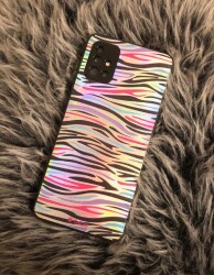 Dafoni Hologram iPhone 12 Pro 6.1 inç Renkli Zebra Kılıf - 2