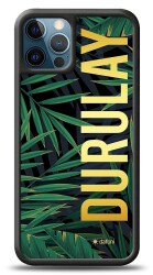 Dafoni Hologram iPhone 12 Pro Max 6.7 inç Kişiye Özel Tropikal Kılıf - 1