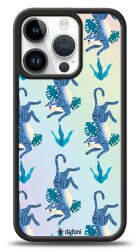 Dafoni Hologram iPhone 13 Pro Max Mavi Kaplan Kılıf - Dafoni